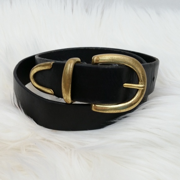 Circa Accessories - Circa brand leather belt with brass buckle (349)